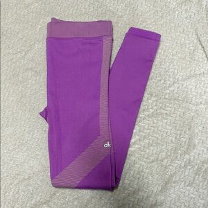 ALO Yoga Woman’s Vibrant Purple Leggings